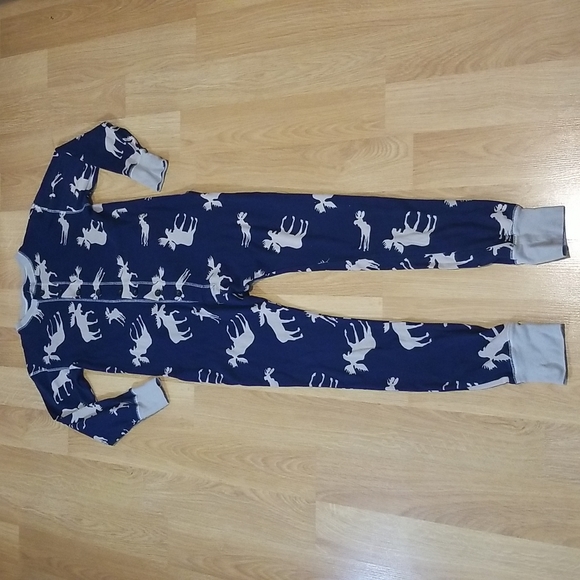 Lazy One blue moose print onesie mens/ unisex XS EUC - Picture 8 of 12